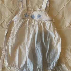White Shell Smock Bubble